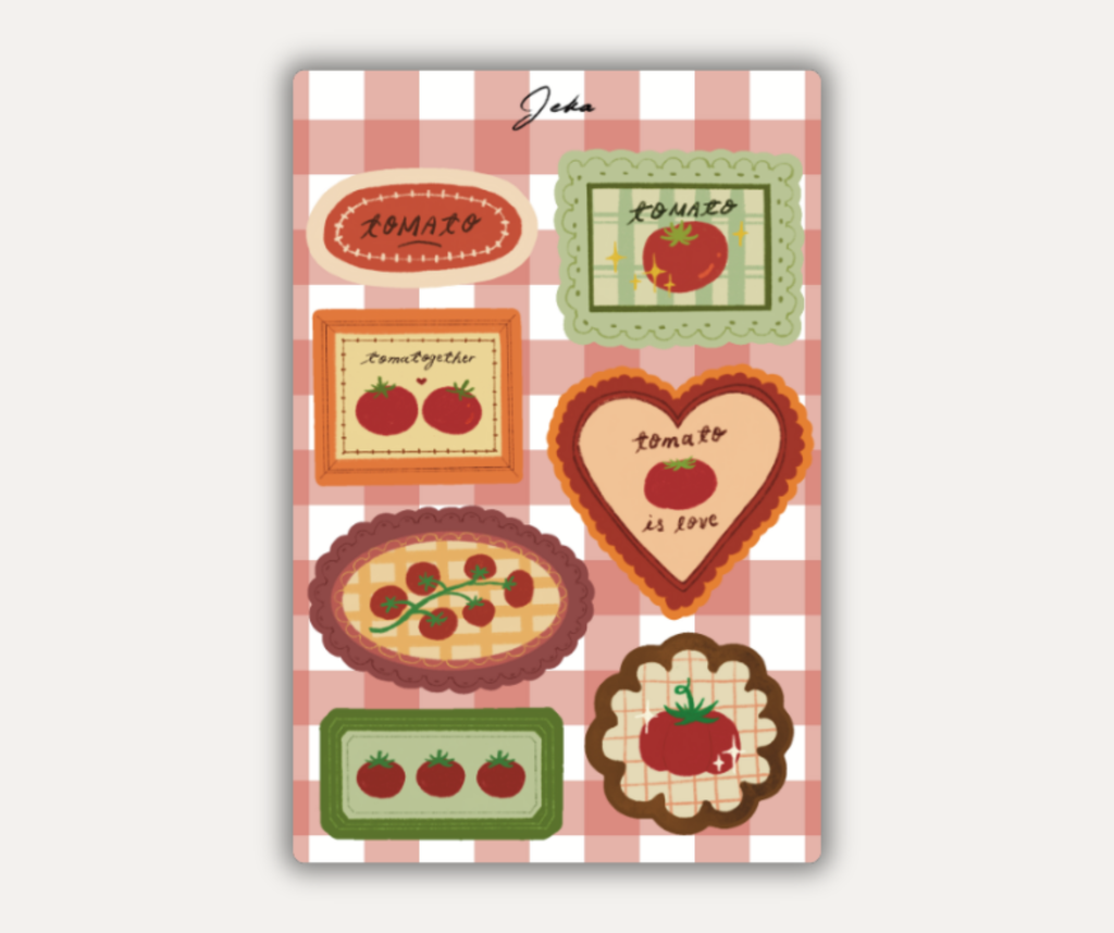 Tomato Frames Sticker Sheet