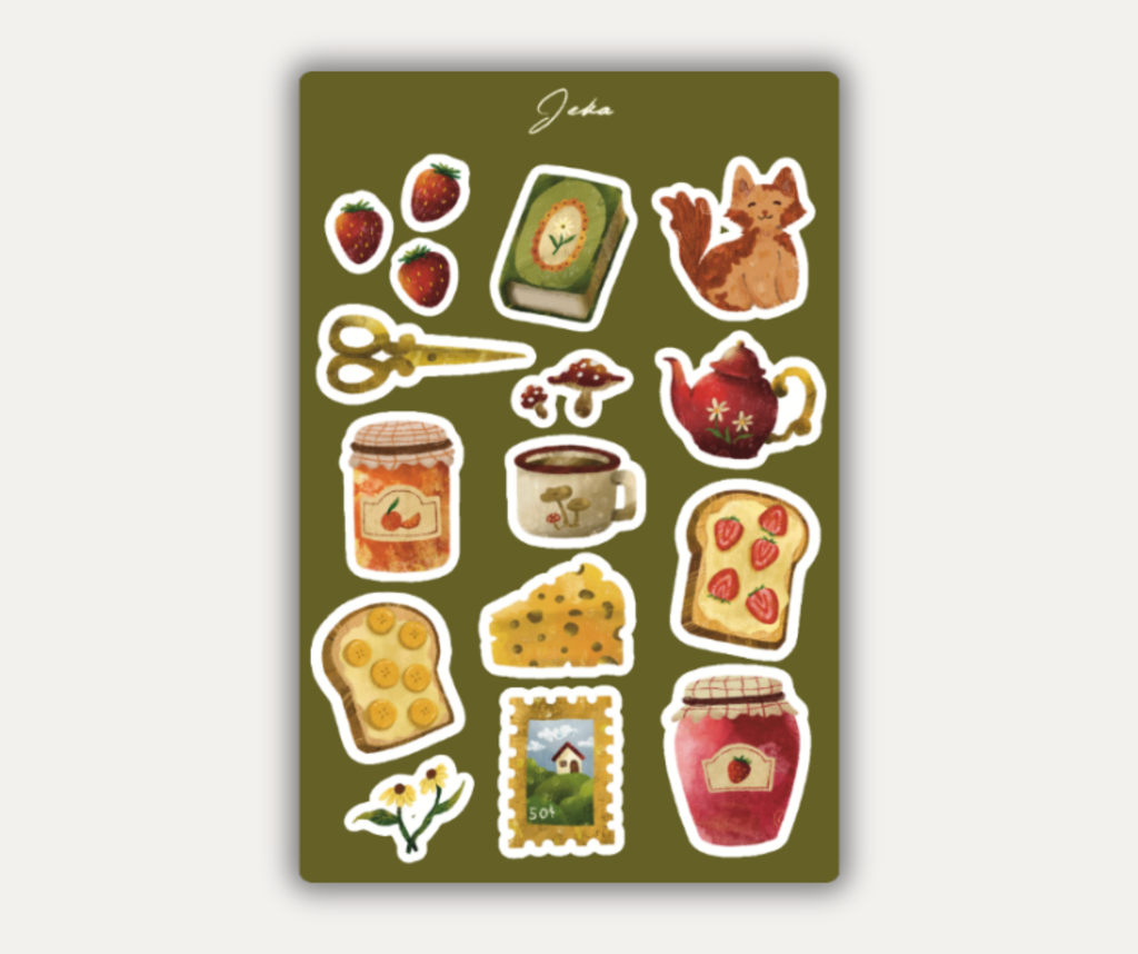 Viridescent Sticker Sheet