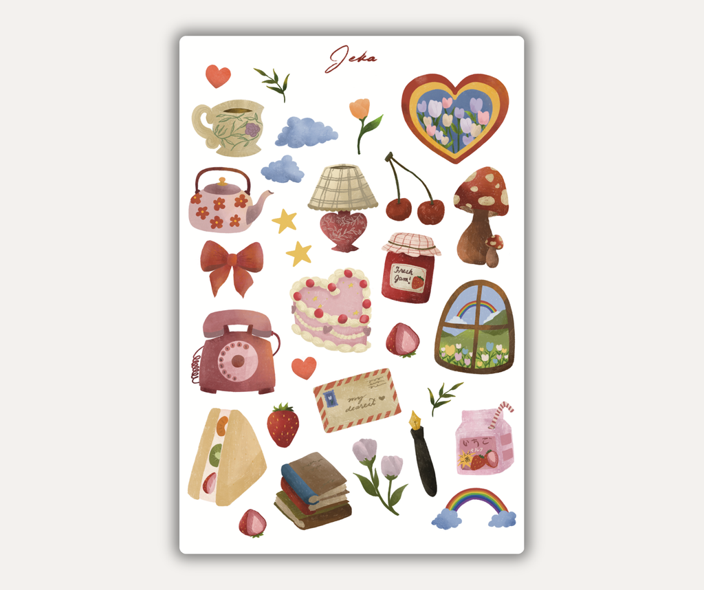 Lovecore Sticker Sheet