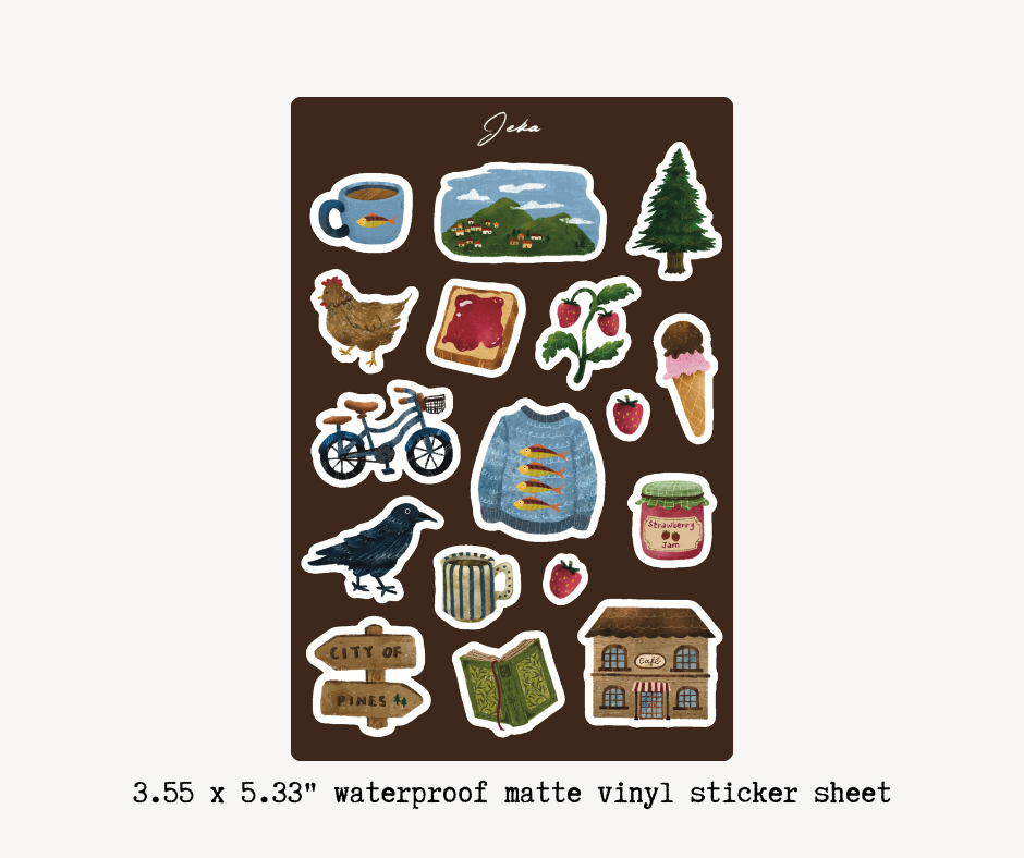 Sweater Weather Sticker Sheet