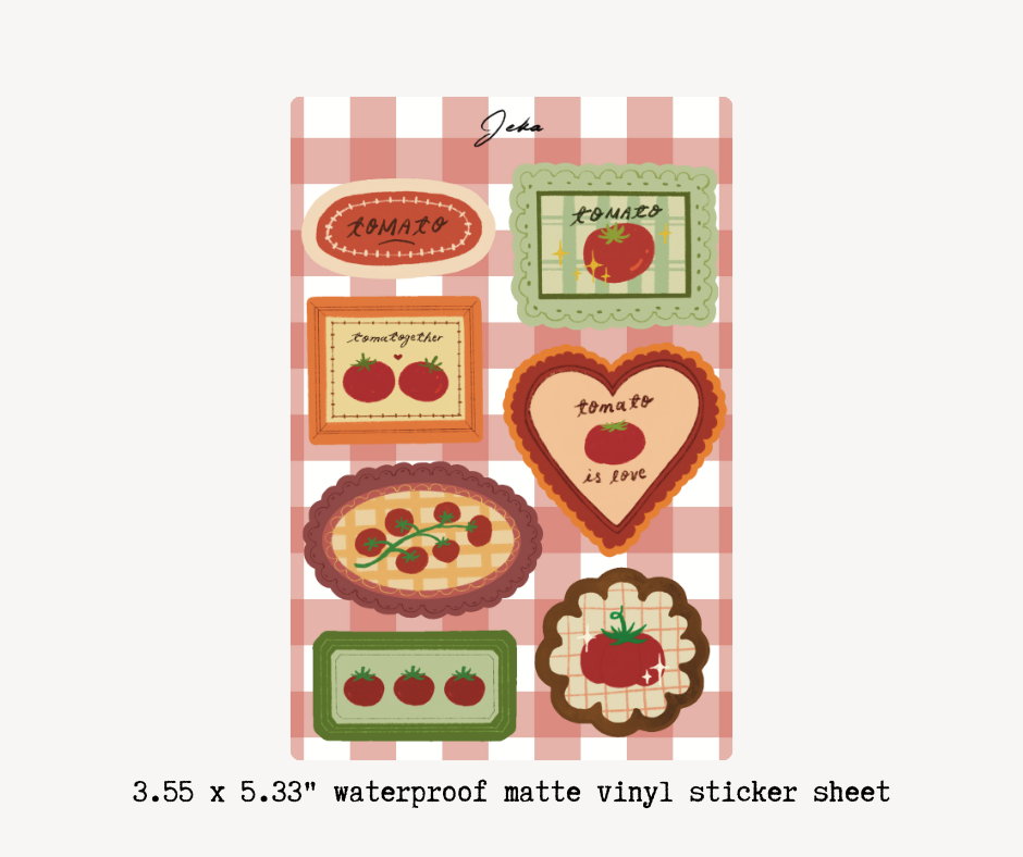 Tomato Frames Sticker Sheet