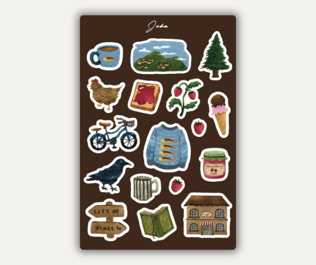 Sweater Weather Sticker Sheet
