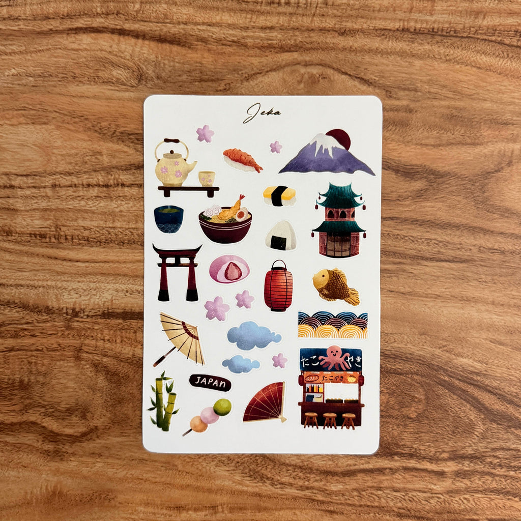 Hello, Japan Sticker Sheet