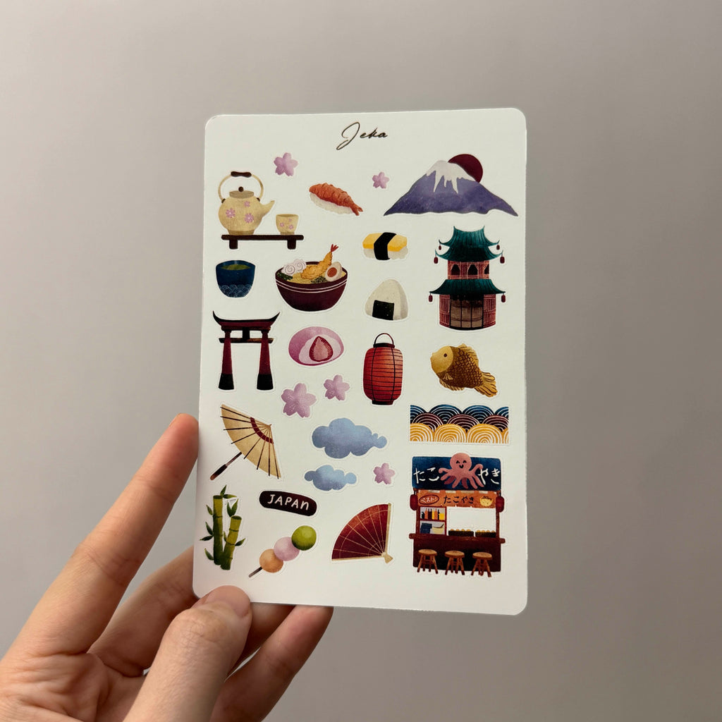 Hello, Japan Sticker Sheet