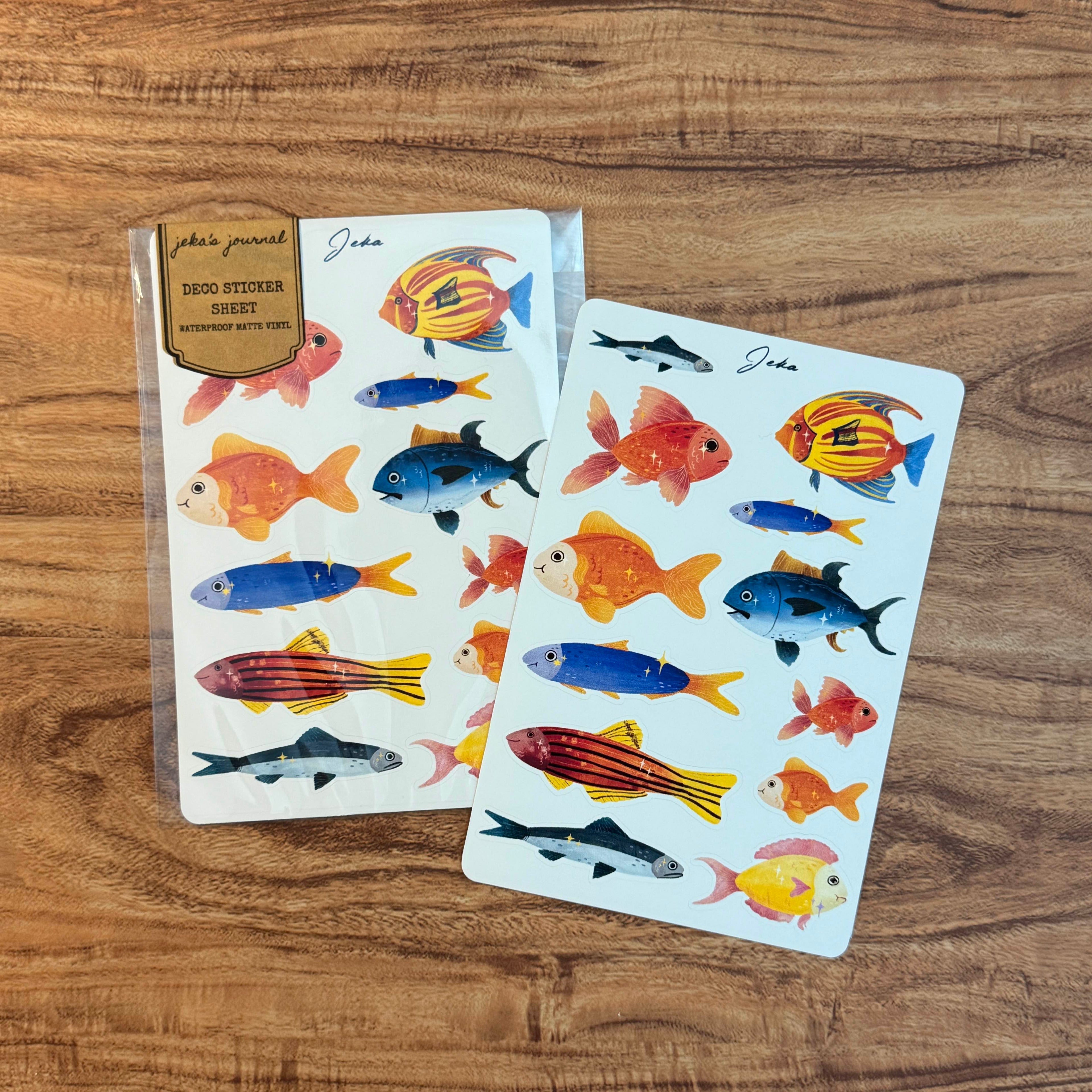 Fishies Sticker Sheet