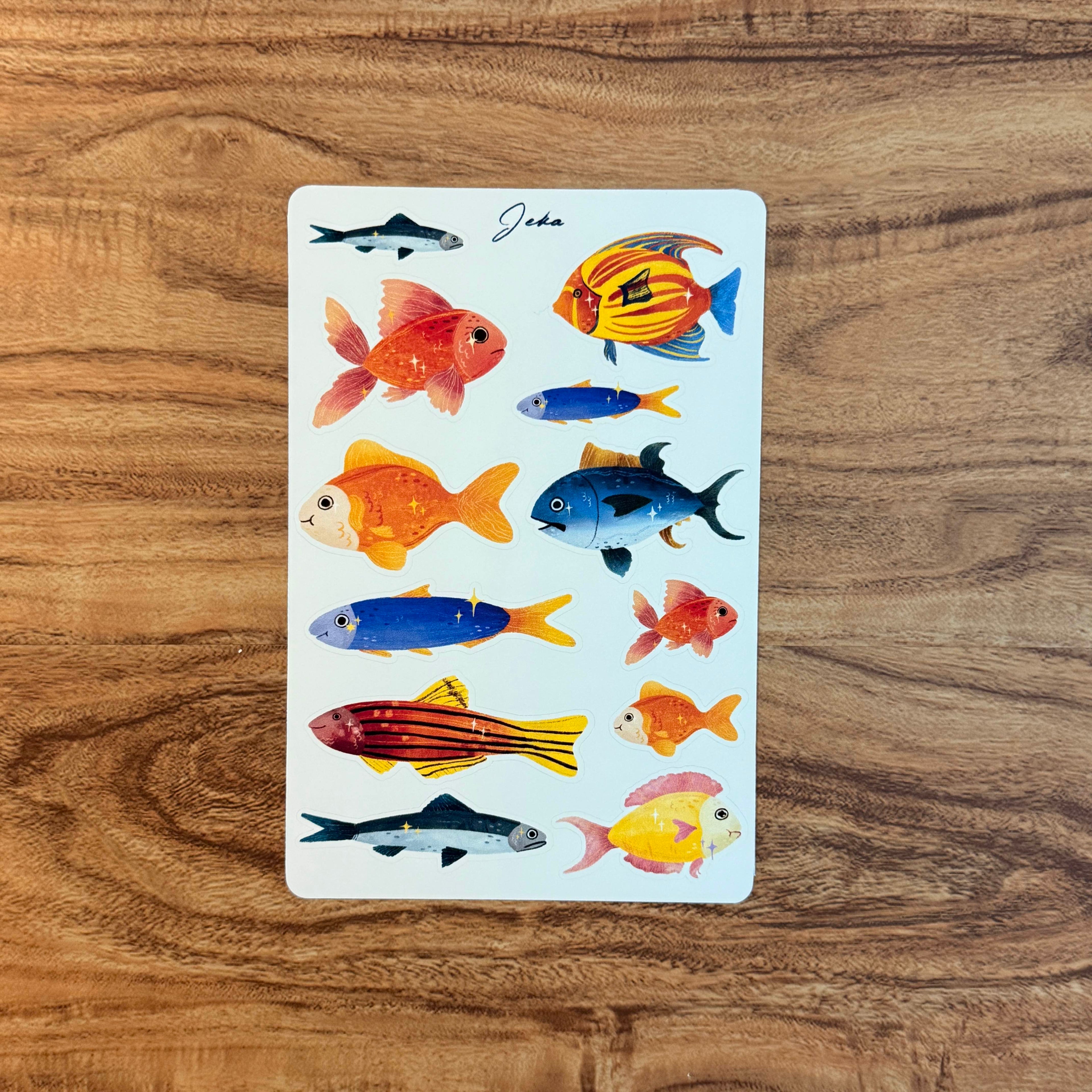 Fishies Sticker Sheet