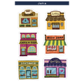 Cute Storefront Sticker Sheet