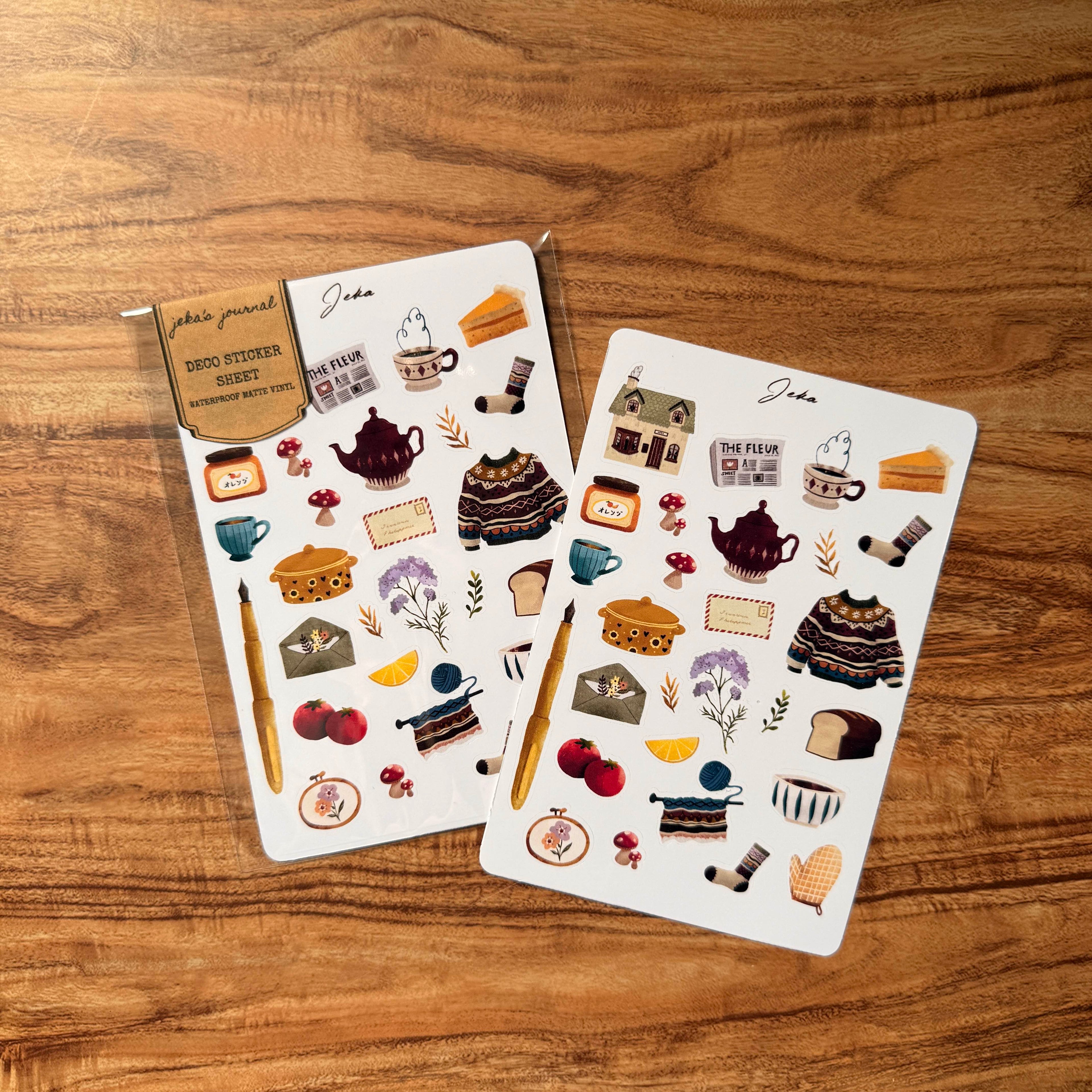 Cottagecore Sticker Sheet