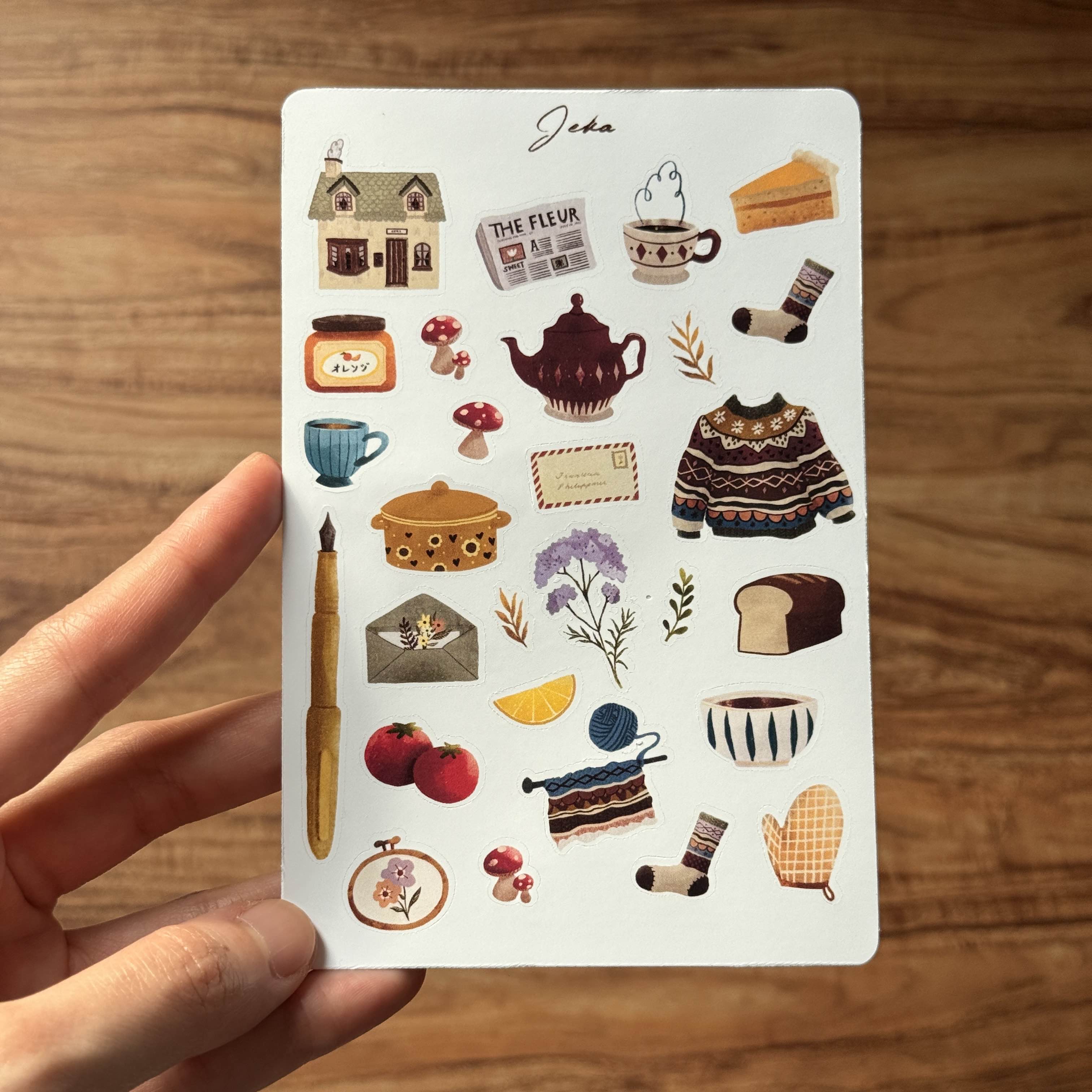 Cottagecore Sticker Sheet