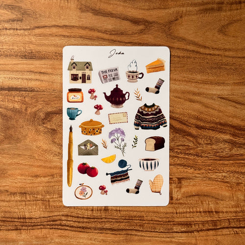 Cottagecore Sticker Sheet