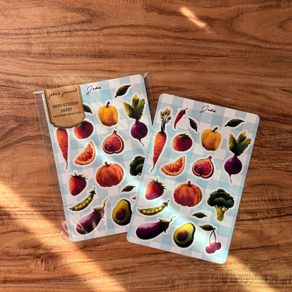 Lovely Produce Sticker Sheet
