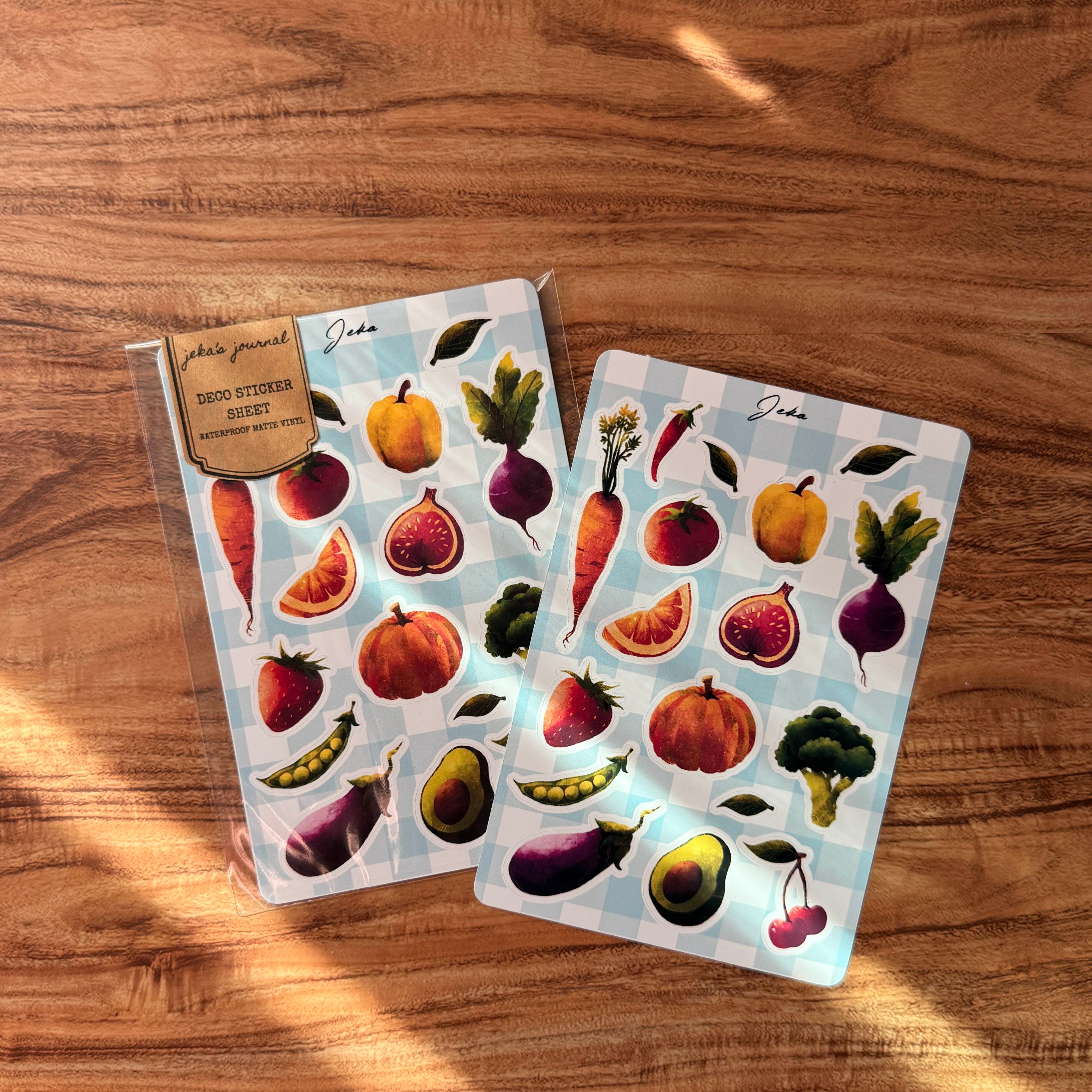 Lovely Produce Sticker Sheet